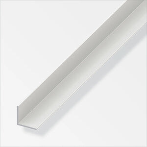 PROFILO PVC BIANCO H.200 CM ANGOLARE 10X10X1 MM- ALFER- 5,0 pz