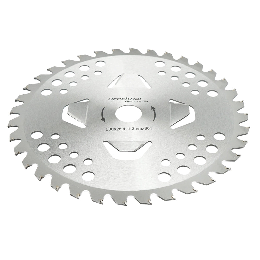 Disco circolare vidia 230x25.4x1.3mm, 36 denti per decespugliatore a spalla Breckner Germany