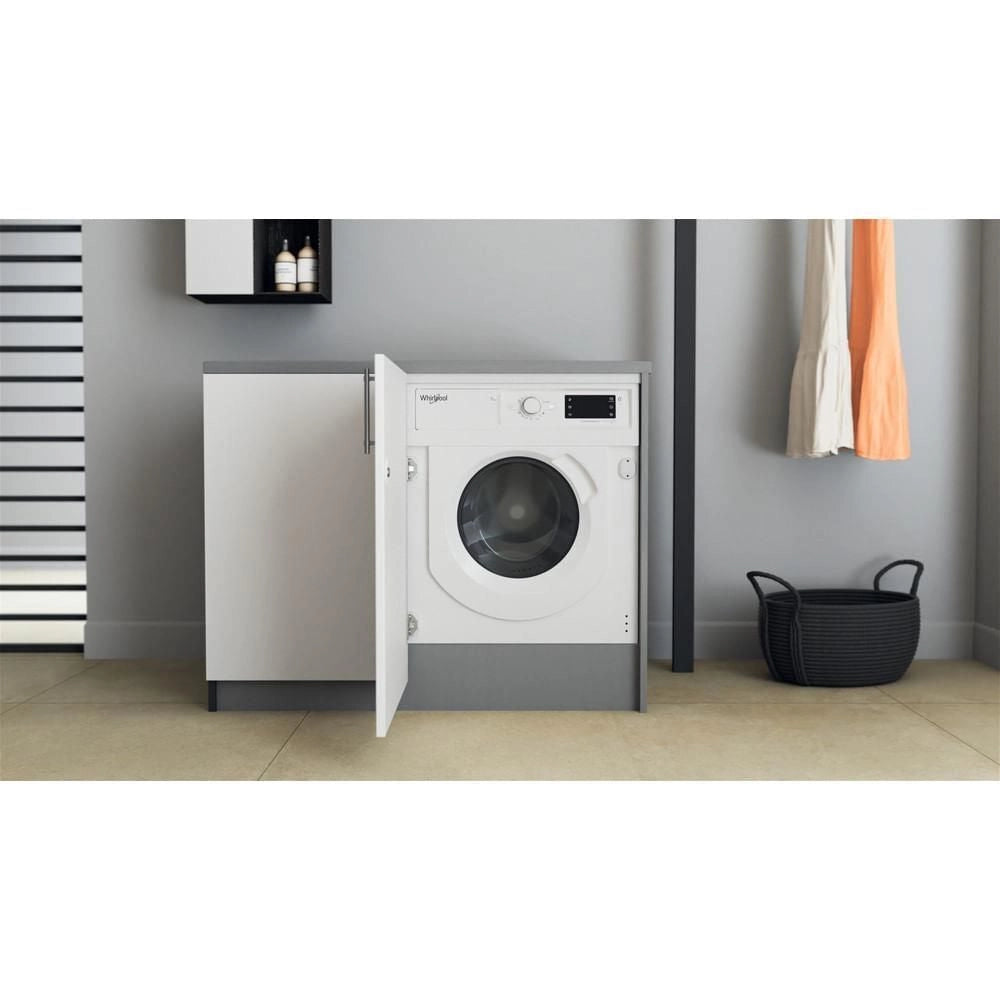 Whirlpool BI WMWG 71483E EU N Lavatrice Carica Frontale da Incasso Tecnologia 6' Senso Classe energetica D Capacita' di carico 7 Kg Centrifuga 1400 giri Motore Inverter