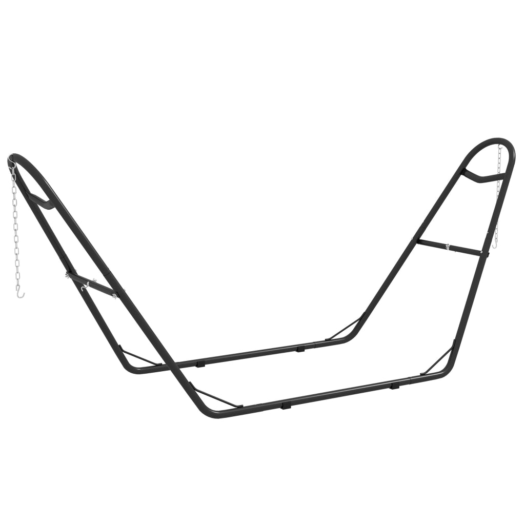 Supporto per Amaca 2 Posti ¨C Zephmum ¨C Nero, Metallo, Regolabile 2.75-4.3m