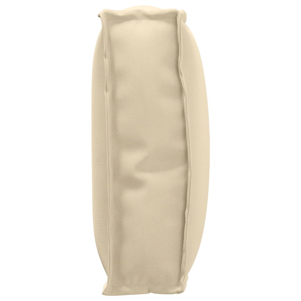 Cuscino per Pallet per Schienale Beige 60x40x12 cm in Tessuto Oxford