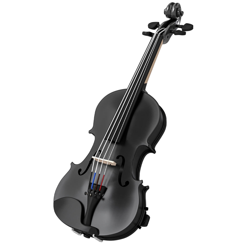 Violino 4/4 in Legno di Abete e Acero con Custodia Arco Spalliera e Pece Nero