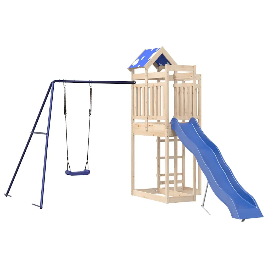Set da Gioco da Esterno in Legno Massello di Pino 3278998