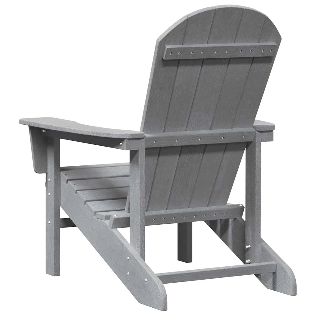 Sedia Adirondack Grigio chiaro 82 x 74 x 92 cm HDPE