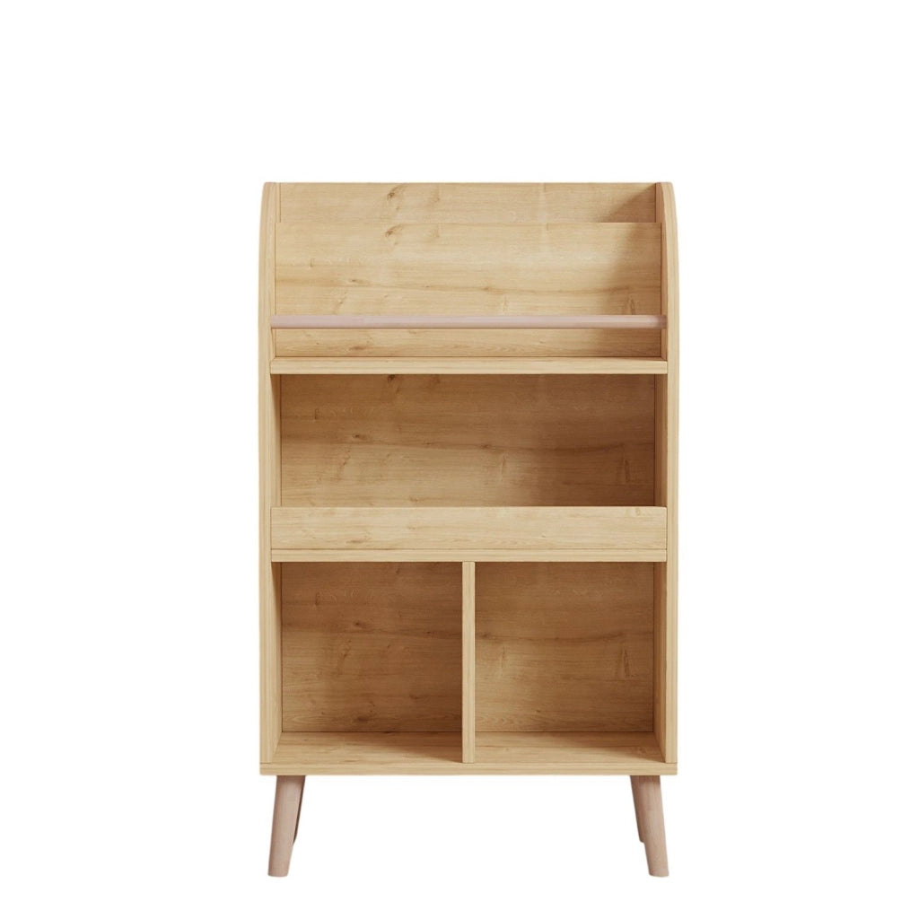 Libreria in legno "Minola" - 60 x 30 x 102 cm - Beige