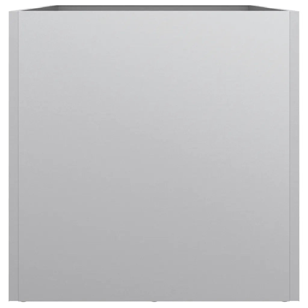 Fioriera Argento 62x30x29 cm in Acciaio Zincato 841594