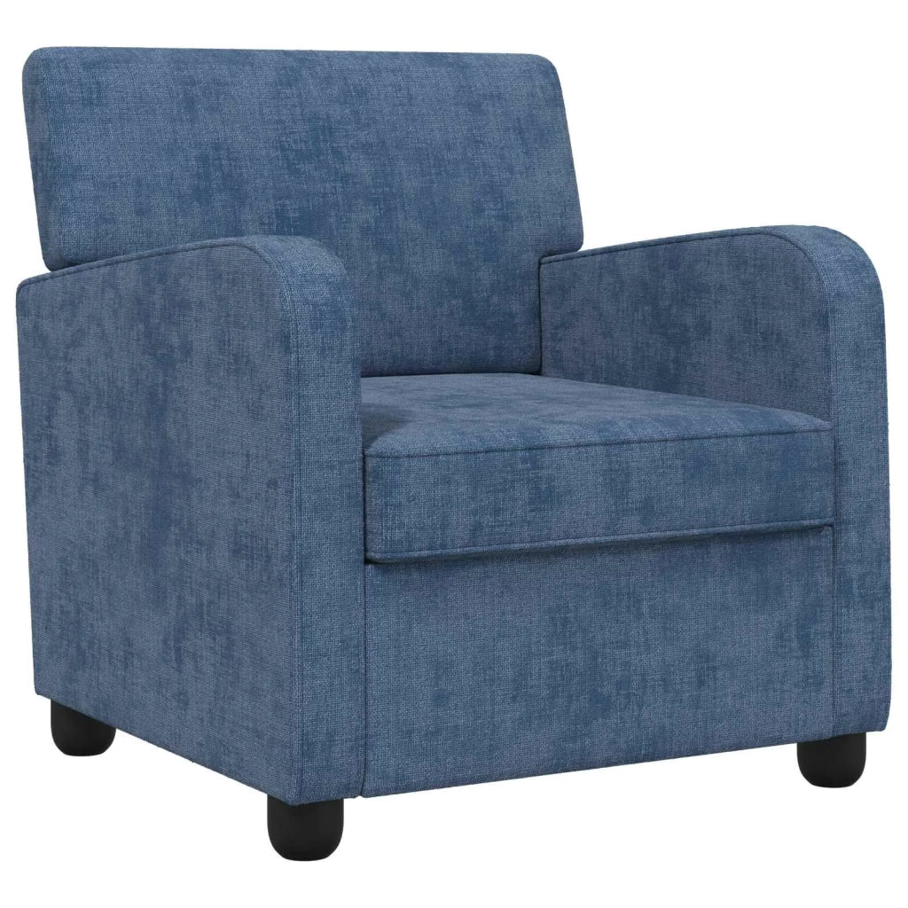 Poltrona Blu Chenille 42043446