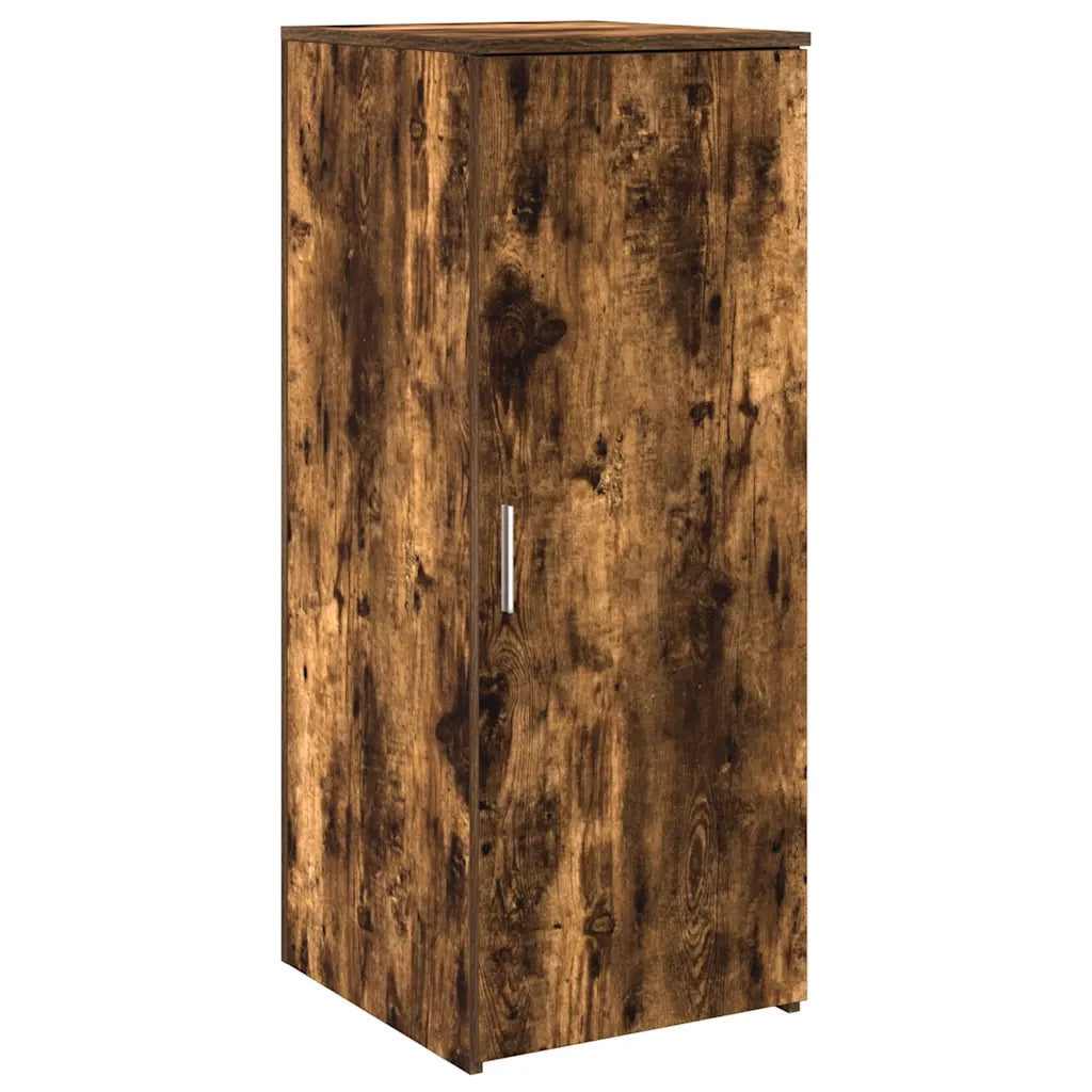 vidaXL Banco Reception Rovere Fumo 135x50x103,5cm in Legno Multistrato