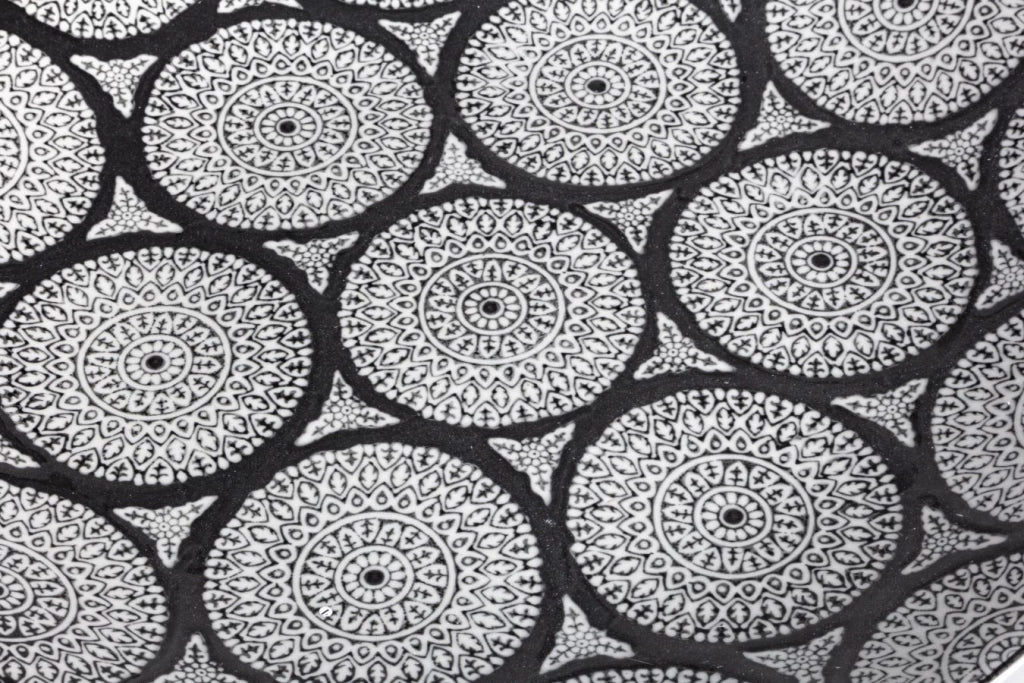 PIATTO DECORATIVO ANTIFONE D 35 CM IN PORCELLANA