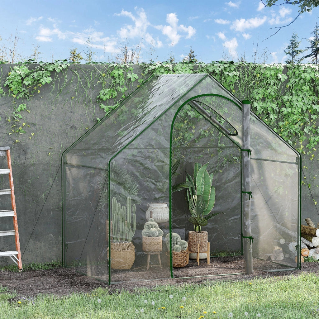 Serra da Giardino per Balcone e Terrazza ¨C zephmum ¨C Verde Trasparente 180x100x168 cm