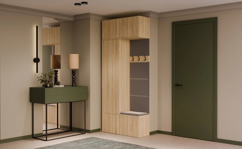 Guardaroba armadio + appendiabiti HAGA II/1sz1w rovere sonoma