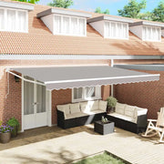 Tenda da Sole Grigio chiaro 500 x 300 x 165 cm 3331378