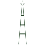 Supporti per Piante 2 pz Verde Scuro 35x35x195 cm in Ferro CFW6124488