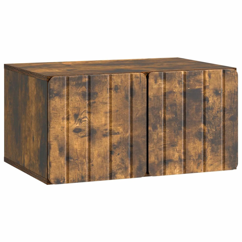 Mobile Porta TV da Muro Rovere Fumo 59,5 x 41 x 30 cm