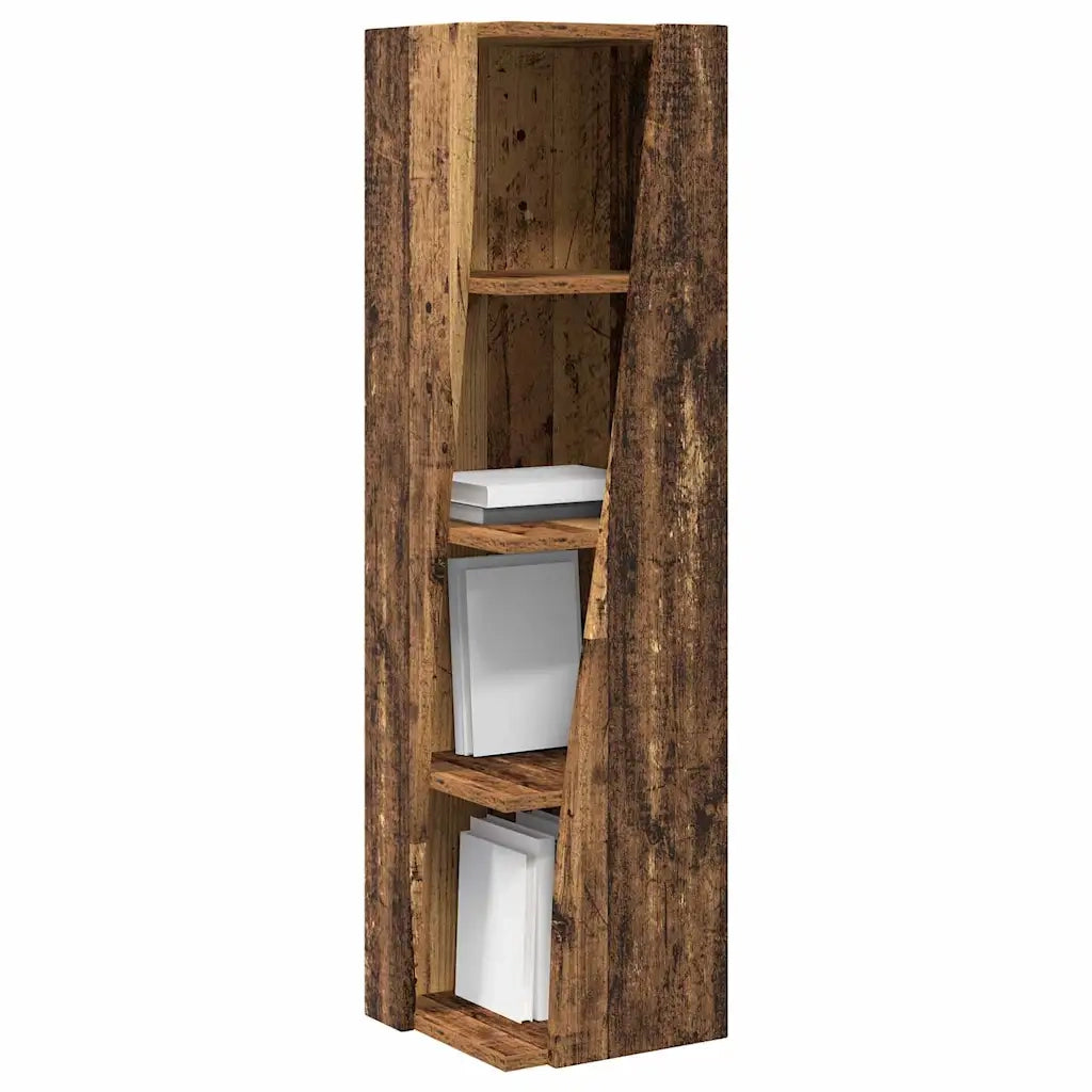 Mobile angolare Legno vecchio 27,5x27x102cm Legno multistrato 889853