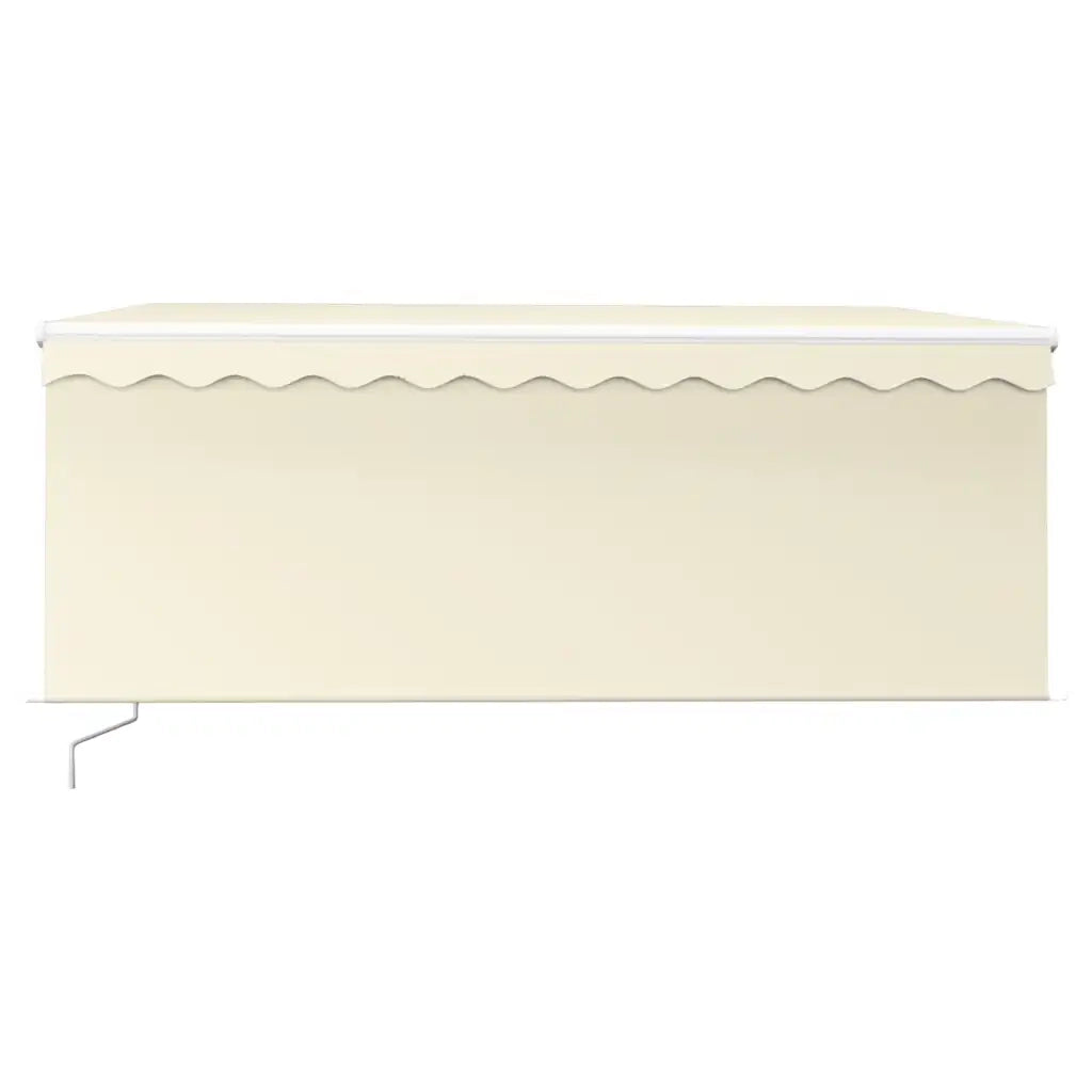 Tenda da Sole Retrattile Manuale con LED 3x2,5 m Crema 3069262
