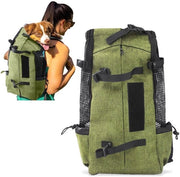 Zak da donna per cani fino a 16,5 kg - Borsa da cane con ventilazione e cuscino - Cinturino comodo con regolazione - Borsa in nylon resistente - Tasca per animali domestici