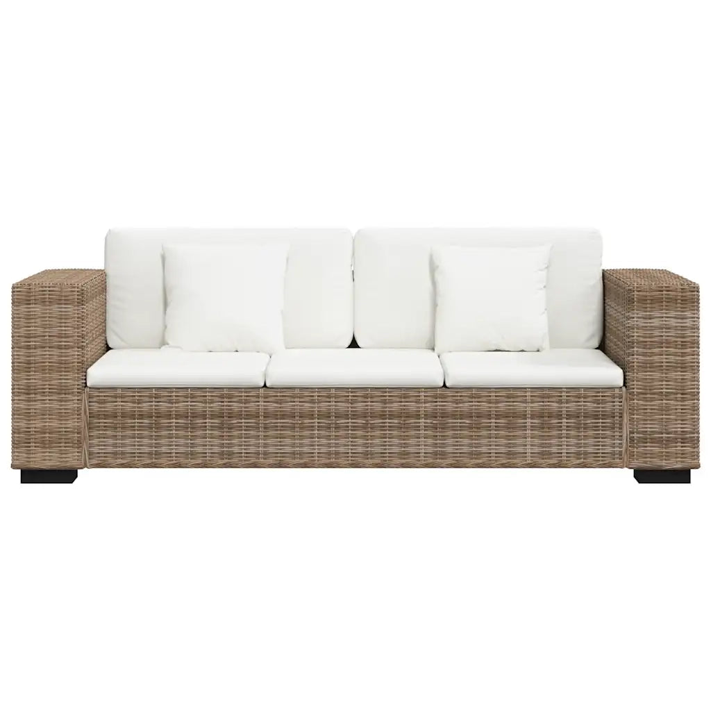 Set Divani a 2 Posti e 3 Posti in Vero Rattan 274359