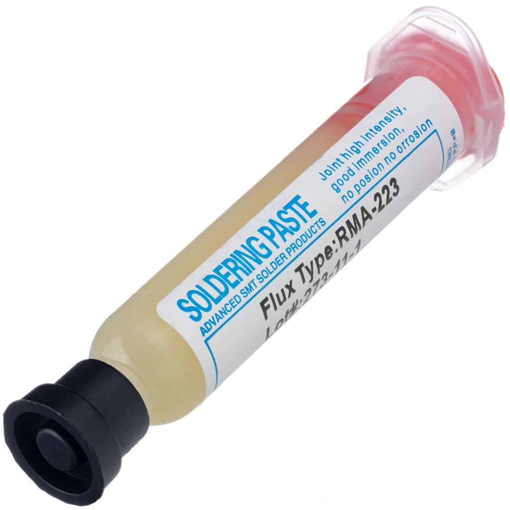 Topnik Flux per Saldatura RMA-223 con Pistone e Ago – Alta Qualità, No Clean, 10cc | Precisione e Facilità d'Uso