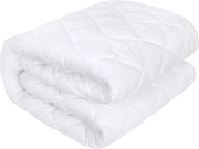 Matras Oplegger Gewatteerde, 180 x 200 cm, Topper Microvezel Zaffiro, Altezza Massima 38 cm con Cintura di Trattenuta, Protezione Matrassiale, Sotto Letto, Adatto anche per Box Spring (180 x 200 + 38 cm)