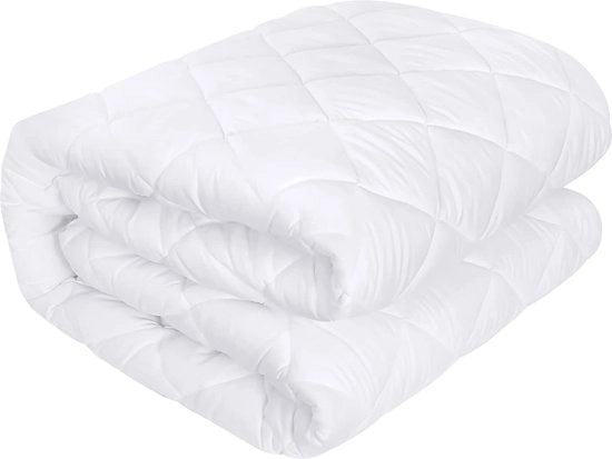 Matras Oplegger Gewatteerde, 180 x 200 cm, Topper Microvezel Zaffiro, Altezza Massima 38 cm con Cintura di Trattenuta, Protezione Matrassiale, Sotto Letto, Adatto anche per Box Spring (180 x 200 + 38 cm)
