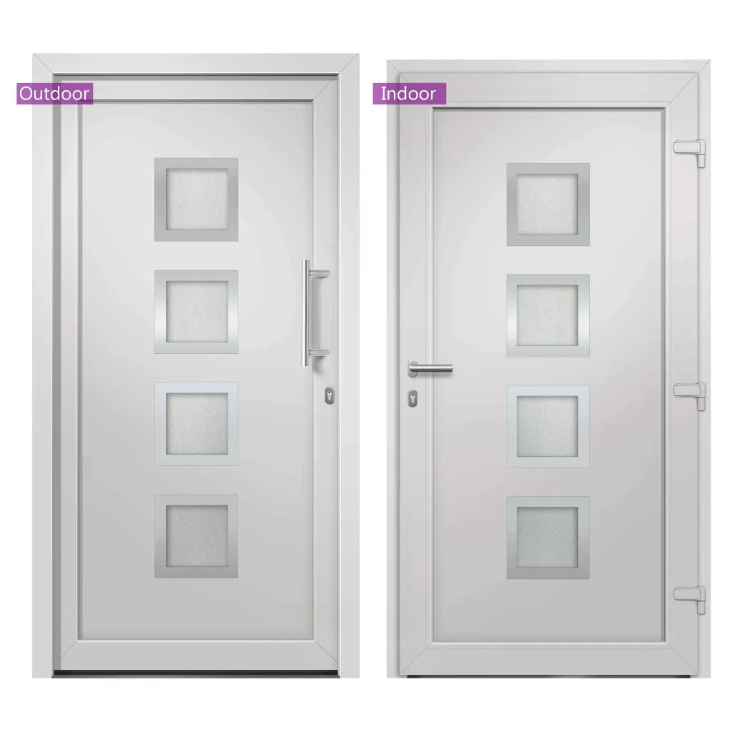 Porta di Ingresso Bianca 98x208 cm cod mxl 59039