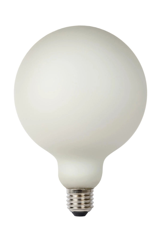 Lampadina LED opalina sfera E27 8W 2700K Lucide