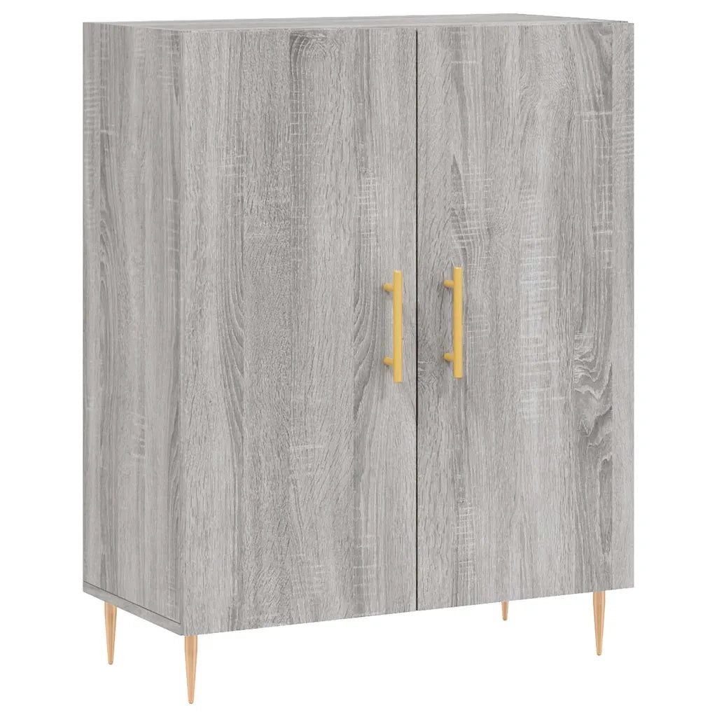 Credenza | Madia | Buffet da pranzo | Armadio da pranzo Grigio Sonoma 69,5x34x180 cm in Legno Multistrato