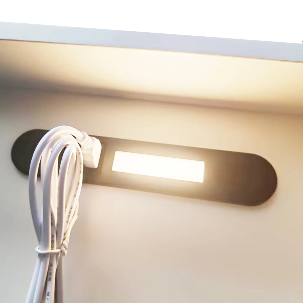 Letto a soppalco per bambini 90×200 cm con ripiani; vani contenitore; LED; USB; senza materasso