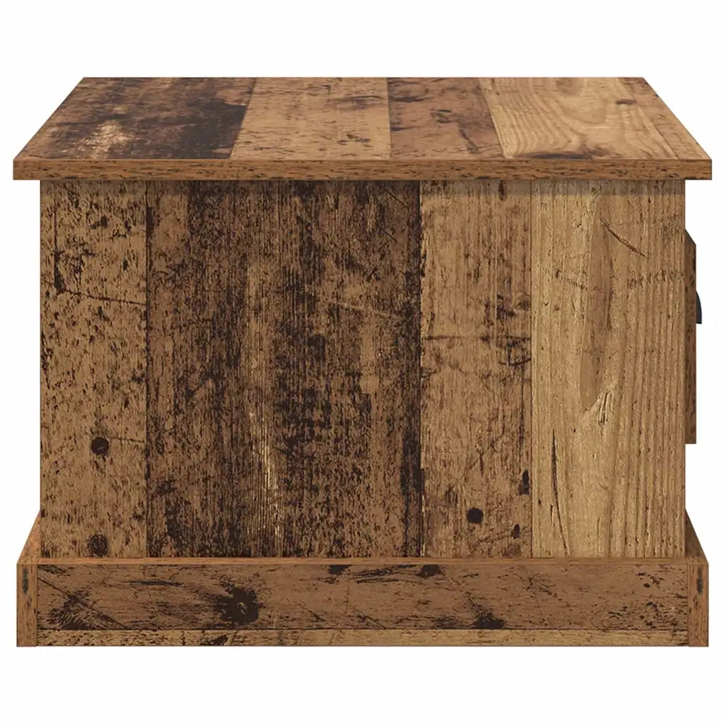Tavolino da salotto con cassetto Legno vecchio 50 x 50 x 35 cm 881370