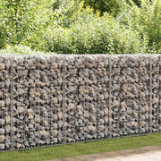 Gabbione con Copertura in Acciaio Zincato 200x60x100 cm 147815