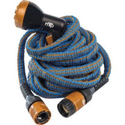 TUBO IRRIGAZIONE ESTENSIBILE WALLY ITALY  MT 7,5/15 BRONZO/AZZURRO +RACCORDI+PISTOLA