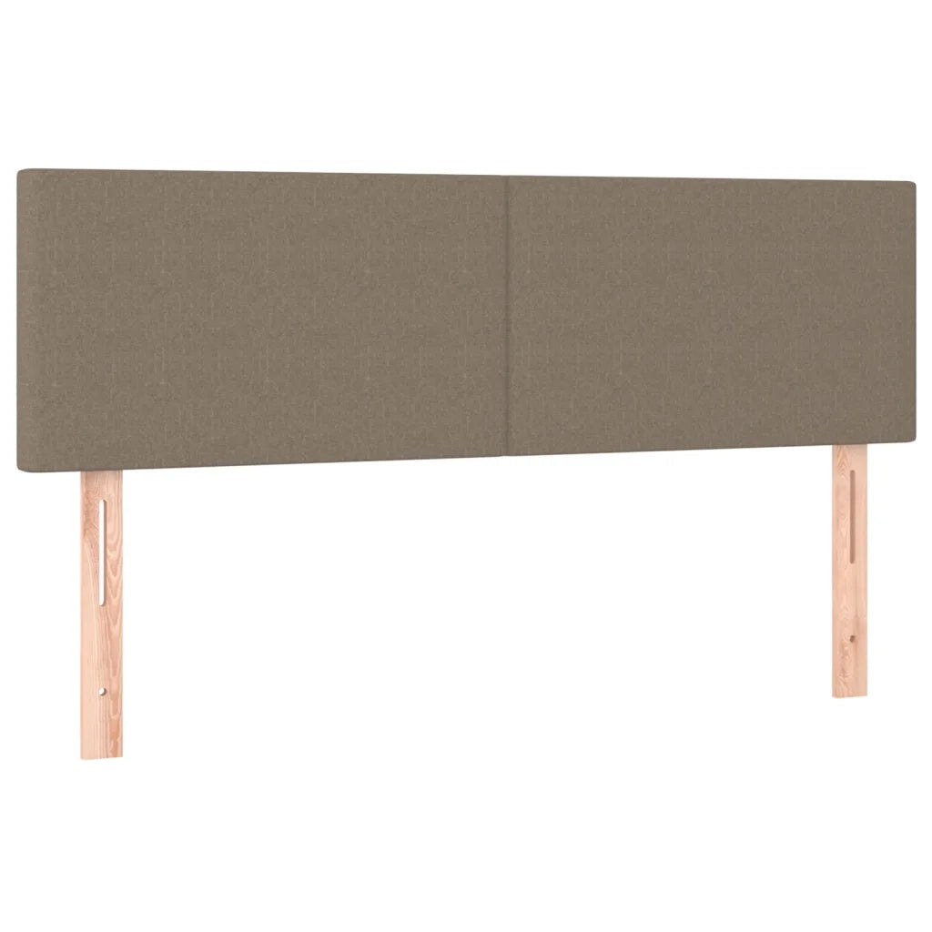 Testiera | Testata Tortora 144x5x78/88 cm in Tessuto