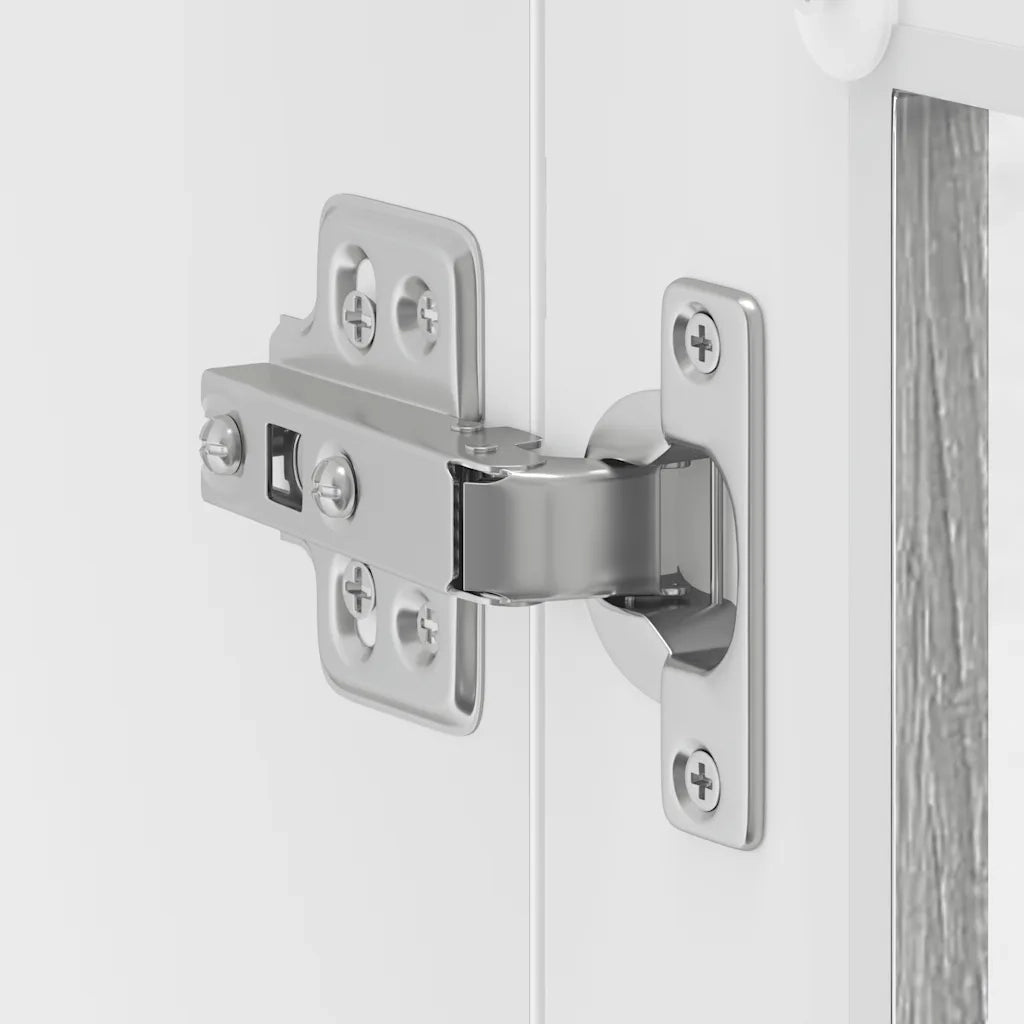vidaXL Pensile da Cucina con Porta in Vetro Porto Grigio Sonoma