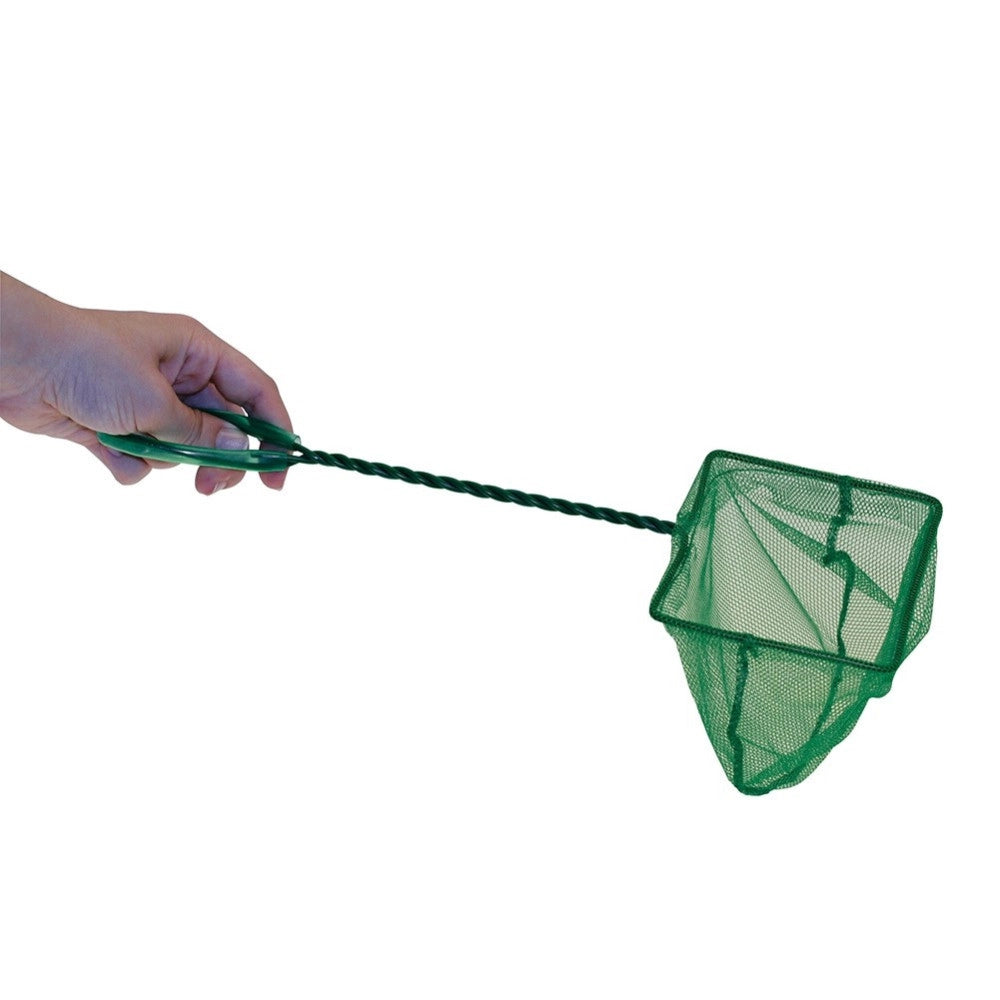 Trade Shop - Retino Per Pesciolino Acquario Rete Pesciolini In Nylon Con Filo Acciaio 20 Cm -