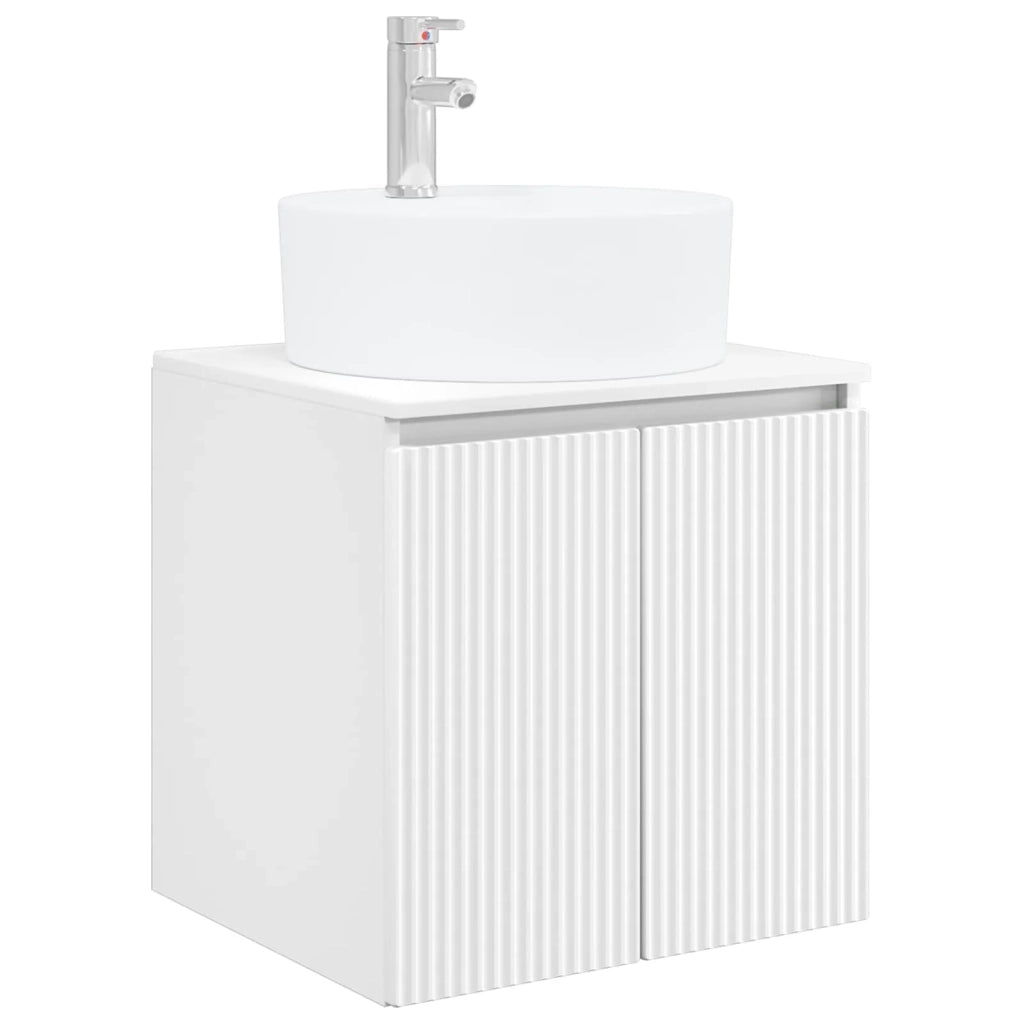 Set di Armadi da Bagno 4 pcs Bianco Legno ingegnerizzato 3406463