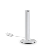 Lampada Da Tavolo Dorica 1 Luce Led Integrato Bianca
