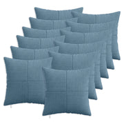 Federa 12 pcs ALMELO Blu 50 x 50 cm corduroy 914910