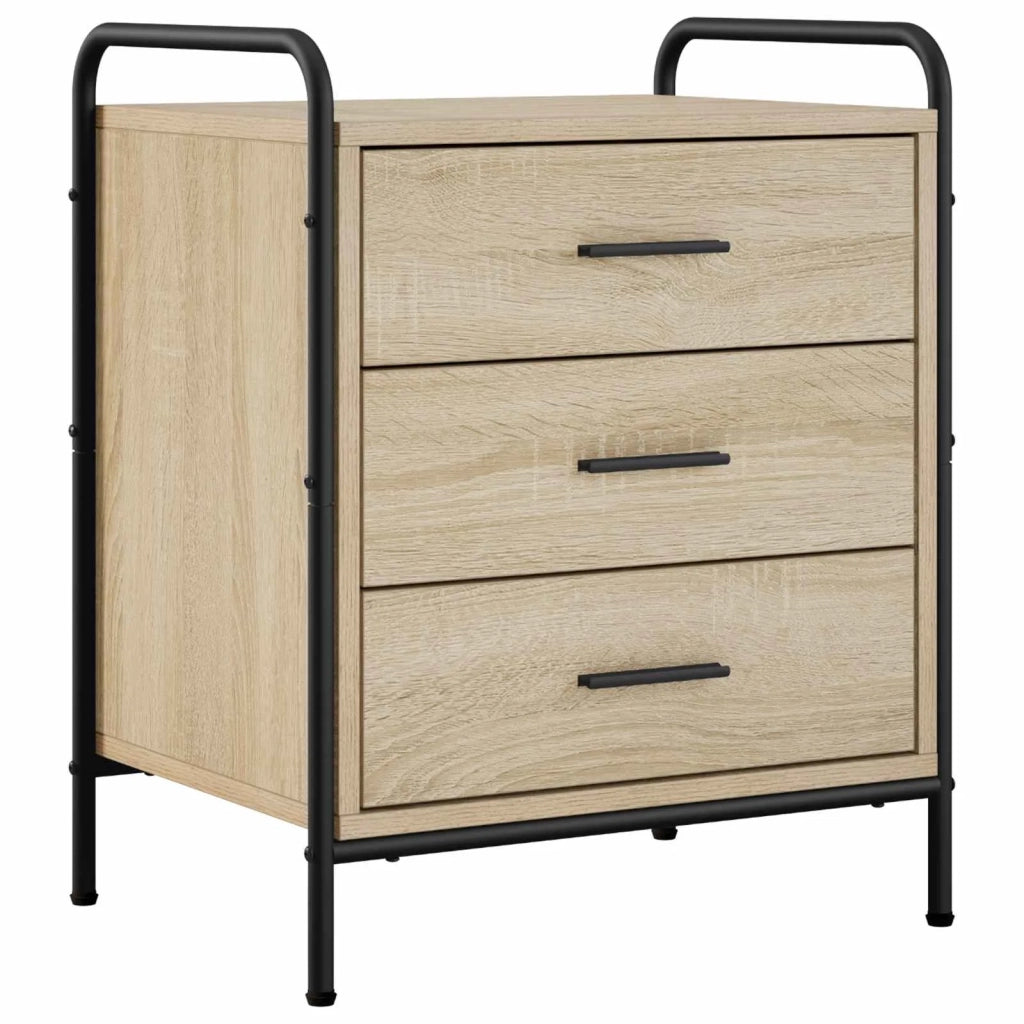 Armadio da Notte Rovere Sonoma 48 x 36,5 x 60 cm 8013532
