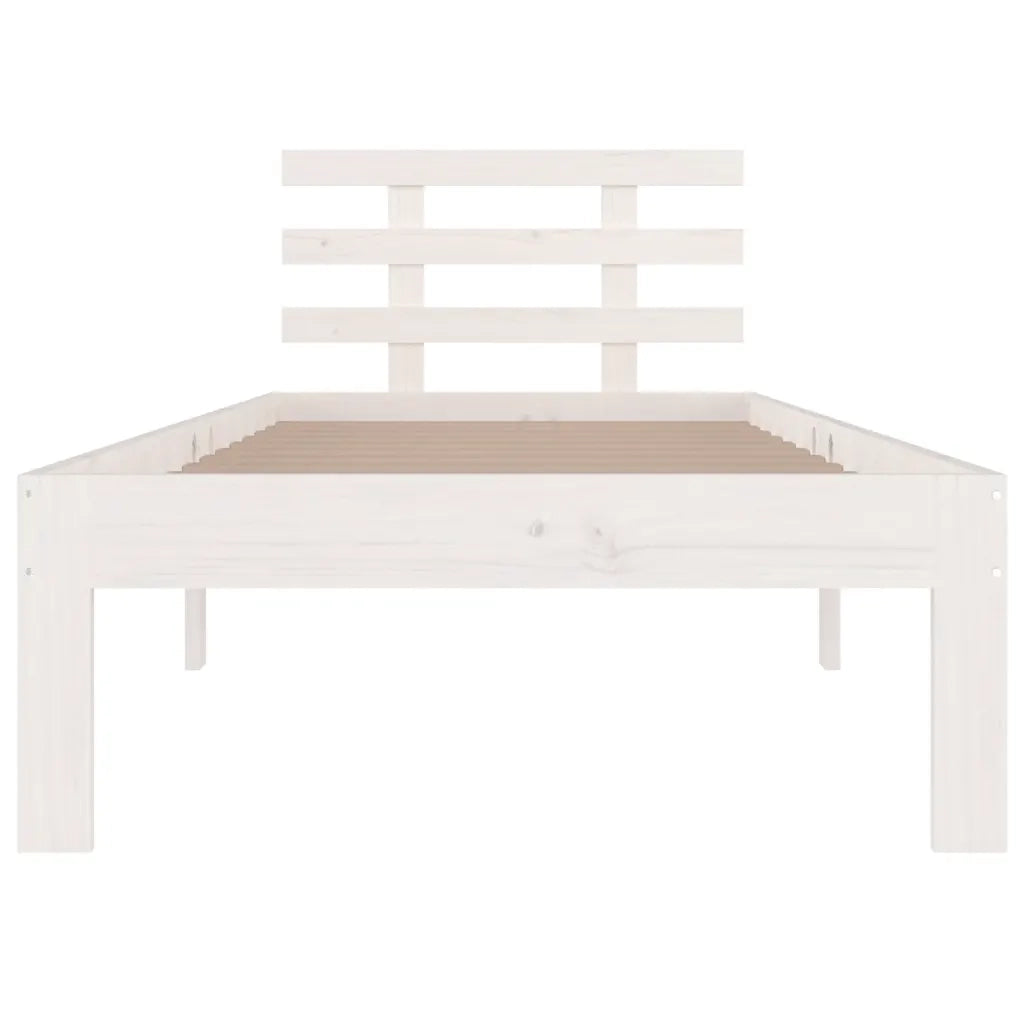 Giroletto Bianco in Legno Massello 90x190 cm Single 814720