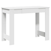 Scrivania-Scrivanie per ufficio e studio-Scrittoio Bianca 100x45x75 cm in Legno Multistrato
