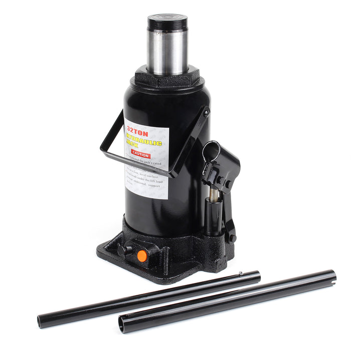 Cric a bottiglia da 32 t abbassamento lento 285-465 mm Martinetto idraulico