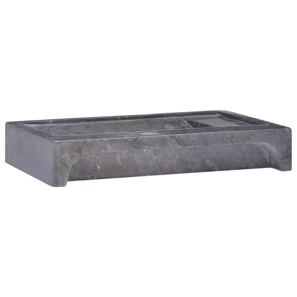 Lavandino-Lavabo-Lavello Nero 58x39x10 cm in Marmo