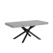 Tavolo Allungabile 200-304x90x77 cm Famas Cemento Telaio Antracite