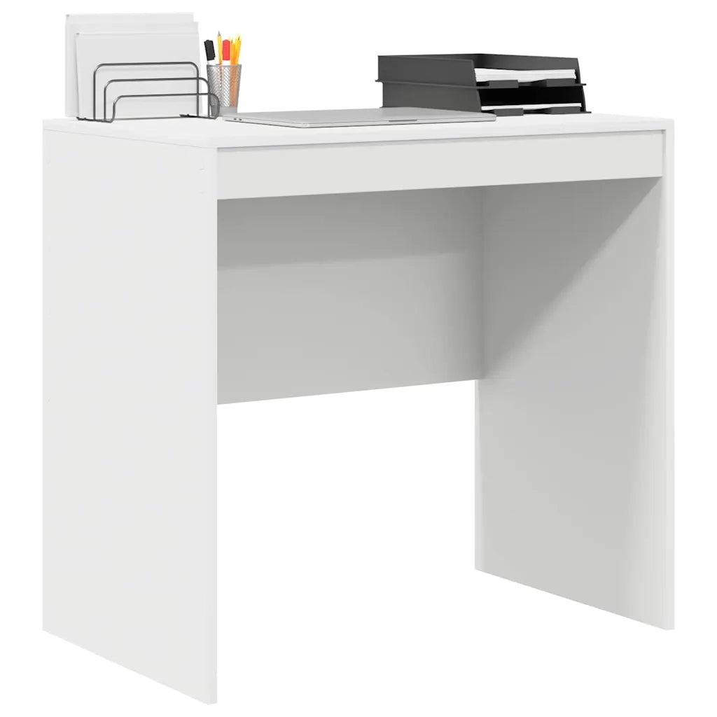 Scrivania-Scrivanie per ufficio e studio-Scrittoio Bianco 80 x 50 x 76 cm