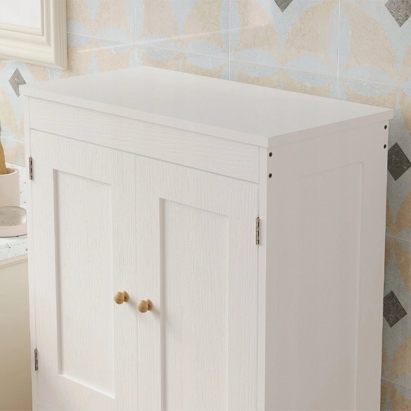 Mobile da bagno a colonna con 2 cassetti e ante, bianco stile loft, 120 cm