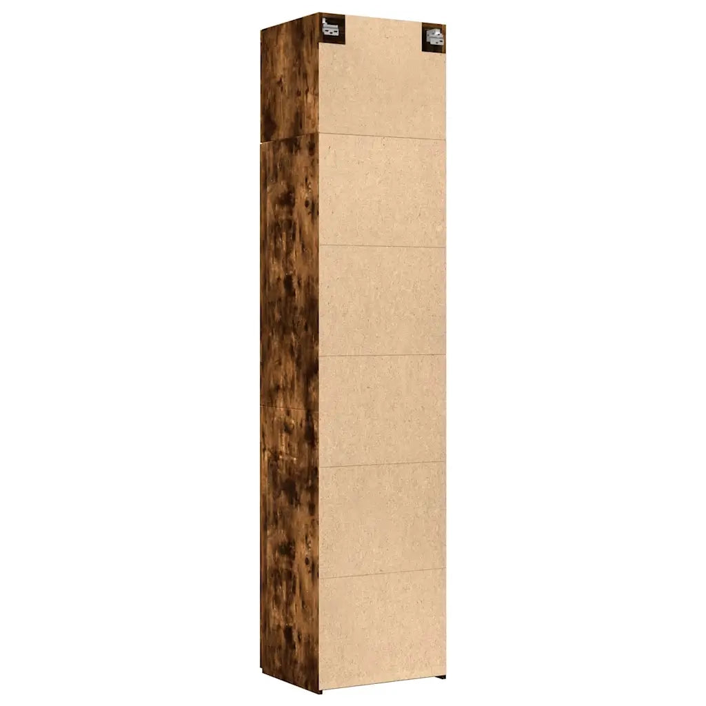 Mobile Sottile Rovere Fumo 50x42,5x225 cm in Truciolato 3281305