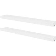 Mensola/armadietto da parete in MDF bianco per DVD/libri 2702111/2
