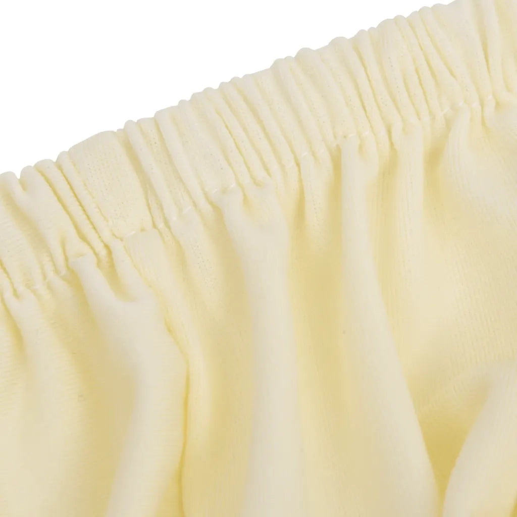 Fodera Elasticizzata Divano 4 Posti in Jersey Poliestere Crema cod mxl 47481