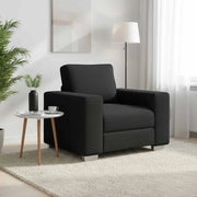 Divano-Sofa-Divanetto Nero 100 x 77 x 82 cm Tessuto